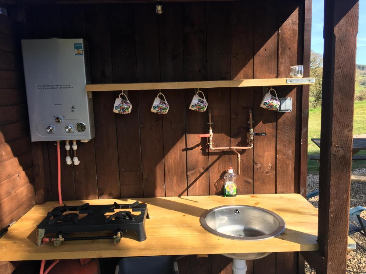 The Shepherds Hut At The Shippen, Tiphayes Honiton Extérieur photo
