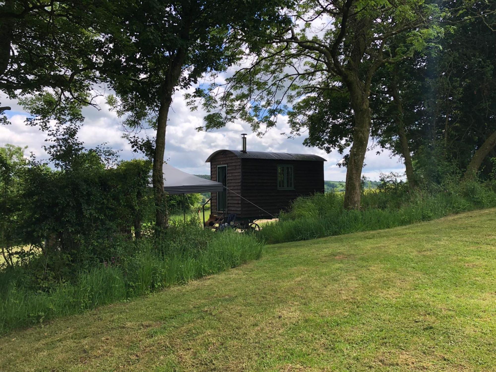 The Shepherds Hut At The Shippen, Tiphayes Honiton Extérieur photo
